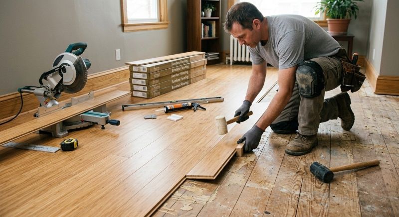 Bamboo Flooring Installation in Greenville, TX