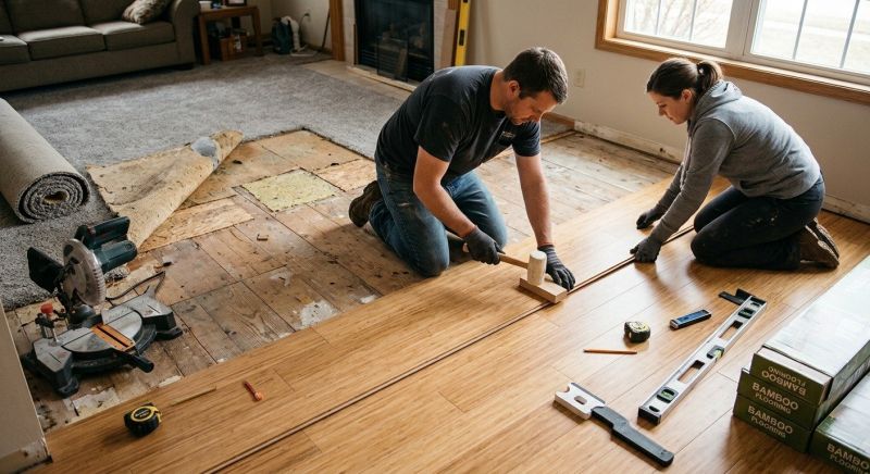 Bamboo Flooring Installation in Greenville, TX