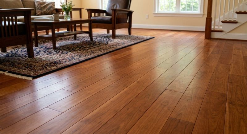 Cherry Floor Installation in Hunt County, TX