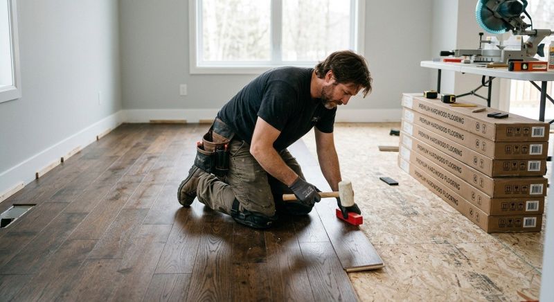 Hardwood Floor Installation in Blue Ridge, TX