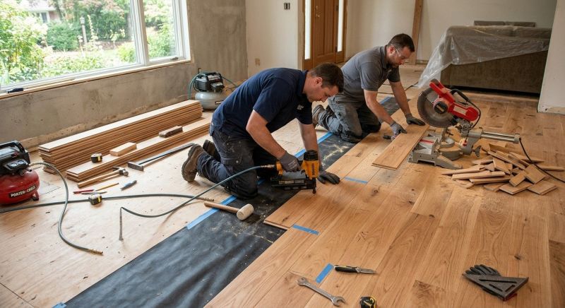 Hardwood Floor Installation in Farmersville, TX