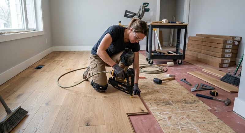 Hardwood Floor Installation in Rockwall County, TX