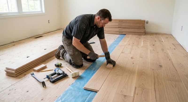 Hardwood Floor Installation in Rockwall, TX