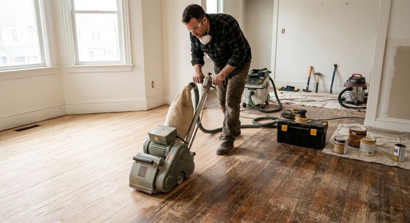 Hardwood Floor Renovation in Greenville, TX