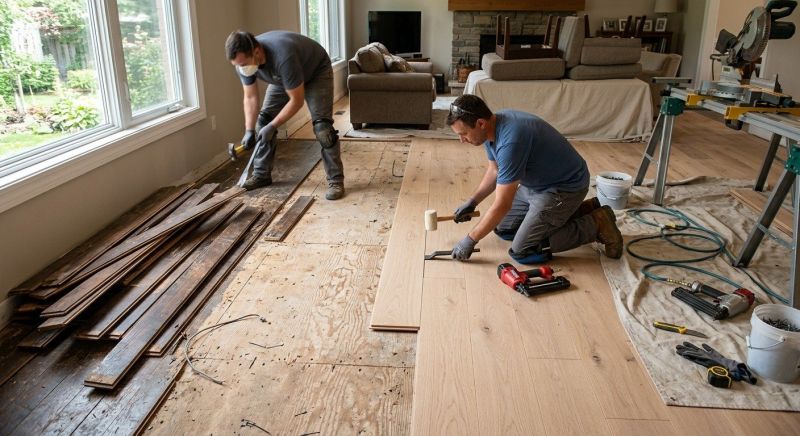 Hardwood Replacement in Blue Ridge, TX