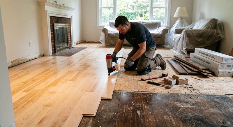 Maple Flooring Installation in Caddo Mills, TX
