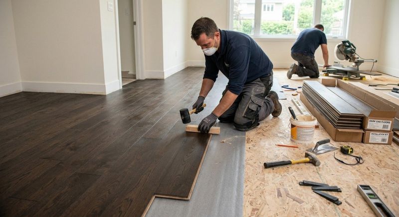 Maple Flooring Installation in Rockwall County, TX