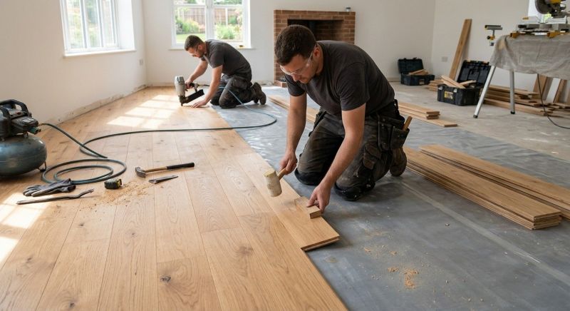 Oak Floor Installation in Cumby, TX