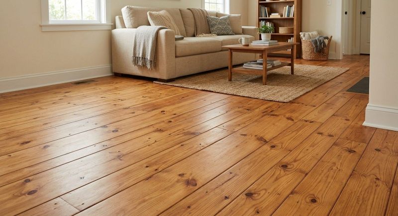 Pine Floor Installation in Greenville, TX