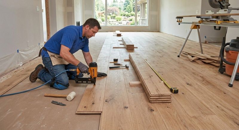 Plank Floor Installation in Greenville, TX