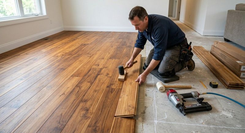 Teak Flooring Installation in Greenville, TX