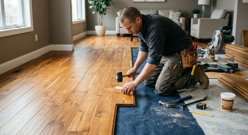 Teak Flooring Installation in Greenville, TX