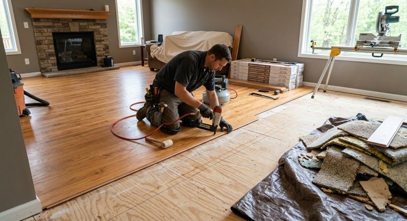 Wood Floor Replacement in Leonard, TX