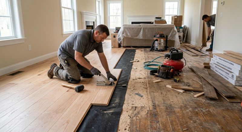 Wood Floor Replacement in Greenville, TX