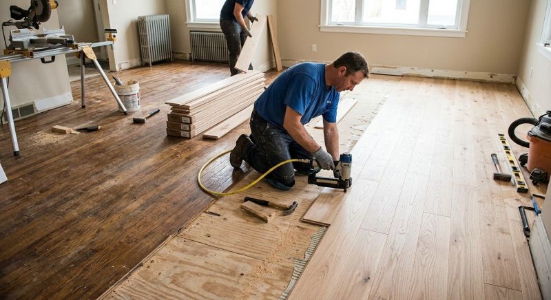 Wood Floor Replacement in Rockwall, TX