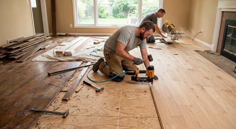 Wood Floor Replacement in Royse City, TX