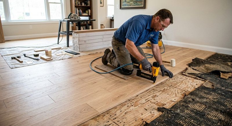 Wood Floor Replacement in Trenton, TX