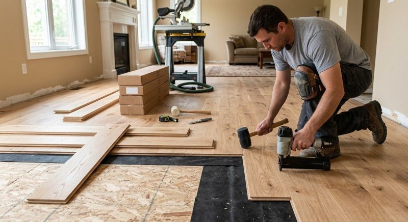 Wood Flooring Installation in Trenton, TX